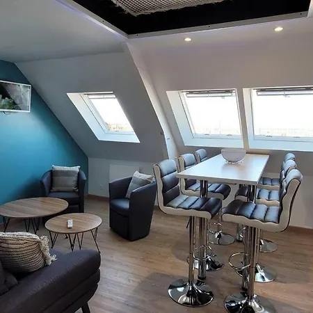 Loft - Duplex Les Pieds Dans L'eau Vue Mer Apartamento Saint-Vaast-la-Hougue